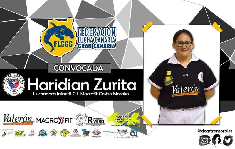 Se convierte así en la primera luchadora del Castro Morales en ser llamada a filas por la selección de Gran Canaria (Foto TA)